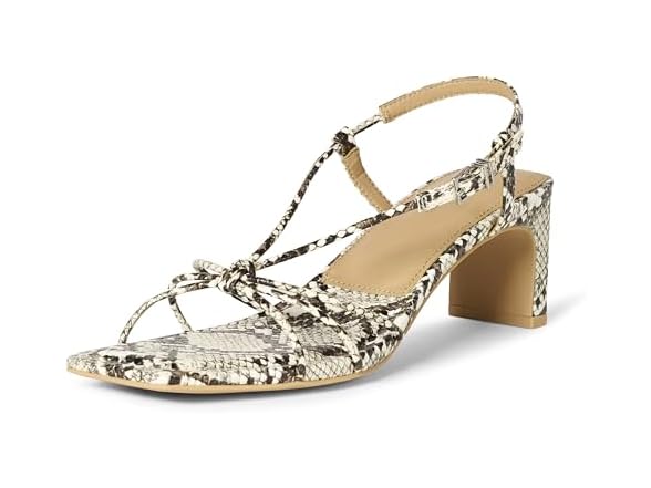 Amazon Essentials Women Strappy Block Heel Strap