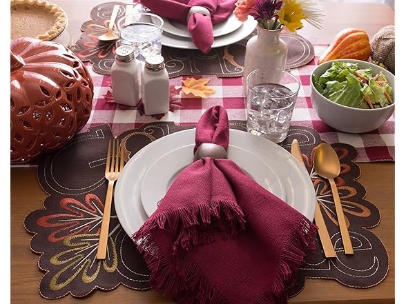 DII Thanksgiving, Placemat Set 4Ct