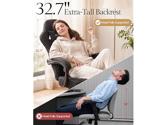 Downix Breathable Fabric Gaming Chair Black