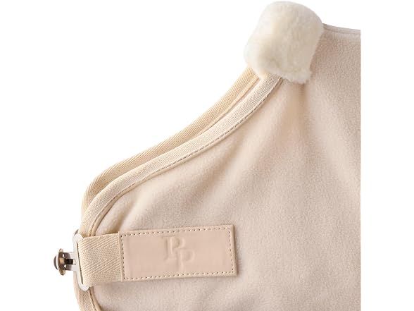 Pet Passion The Polar Fleece Coat, Almond Milk, L