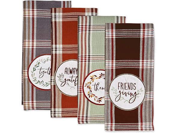 DII Thanksgiving Fall Kitchen Towels