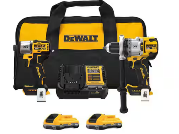 DEWALT DCK2101QQ2 20V MAX Cordless 2-Tool Combo Kit