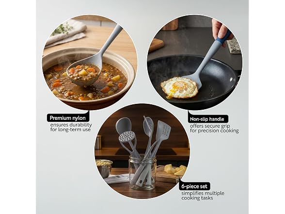 Restaurantware Silicone Utensil Set