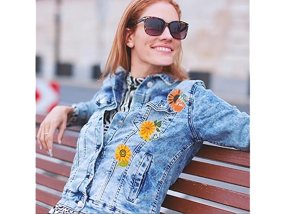 FORWOMLM 15pcs Cartoon Bee Embroidered Patches