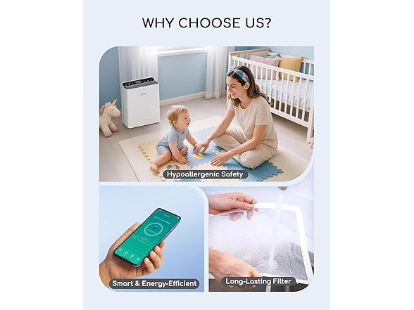 Afloia Smart Air Purifier for Large Room