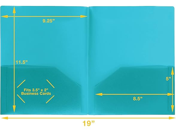 Samsill Durable Plastic  Pocket Folders