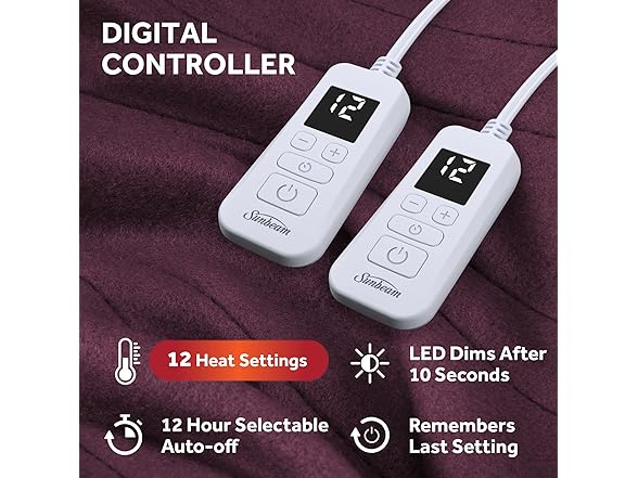 Sunbeam Royal Ultra Fleece Heated Electric Blanket King