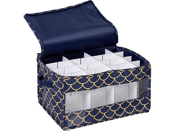 Honey-Can-Do  Stemware Storage Box Set