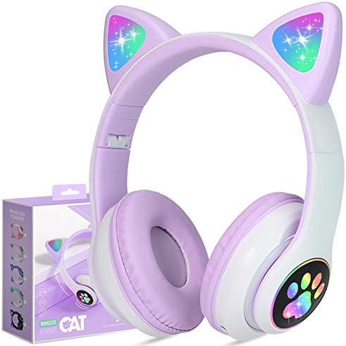 Kids Cat Wireless Headphones