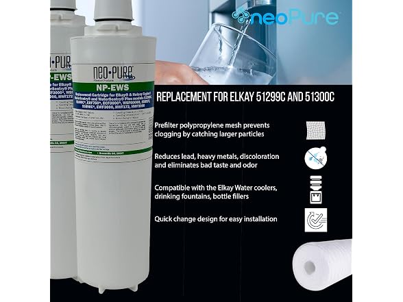 Neo-Pure WaterSentry 51299C and 51300C Filter Cartridge