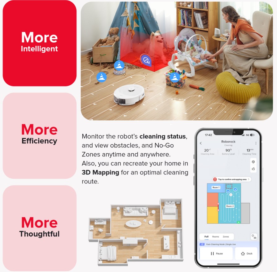 roborock Q8 Max Robot Vacuum and Mop - Gallery 13
