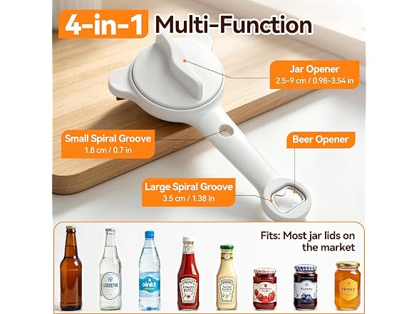 Komirom 4 In 1 Jar Opener