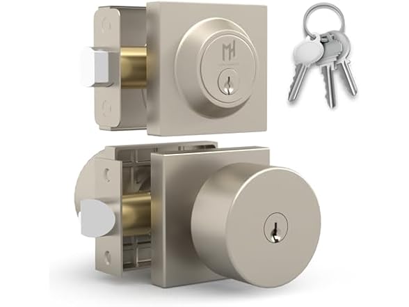 Satin Nickel Entry - Combo