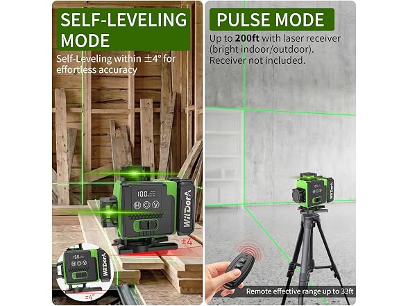 4D 16 Line Laser Level 360 w/ Tripod
