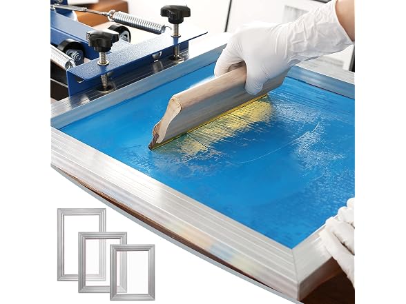 Screen Printing Kit, 3 PCS Aluminum Silk Screen