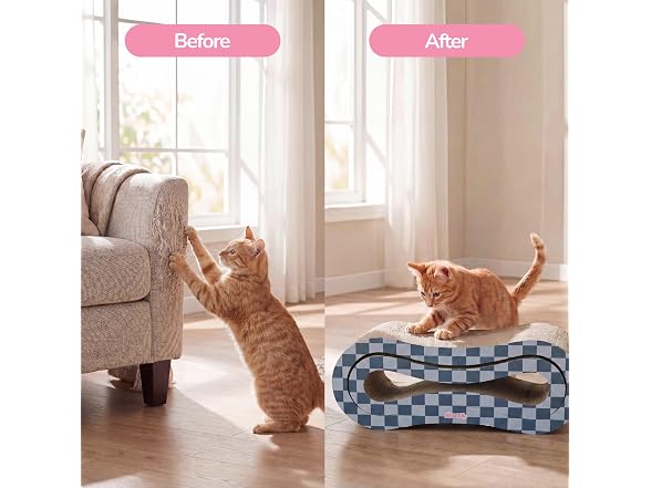 THE LICKER STORE Suvi 26" Modern Cardboard Infinity 2-in-1