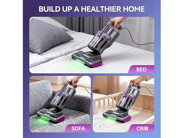 20Kpa Suction Bed Vacuum Cleaner