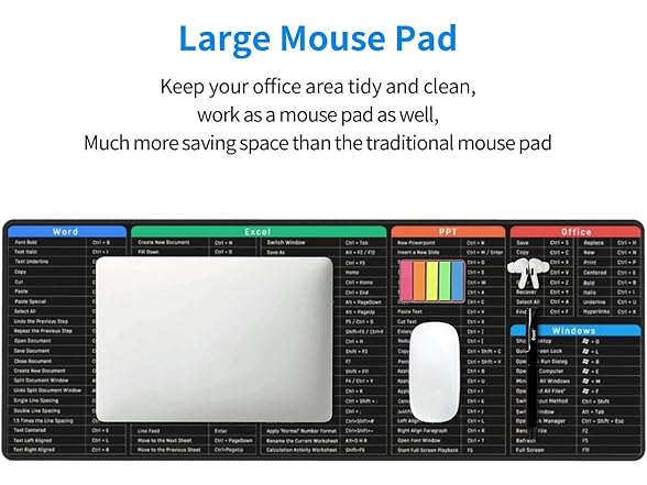 WUCCZHU Gaming Mouse Pad, Large Non-Slip 