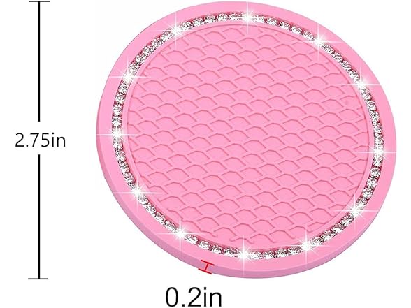 Hamans 2Pcs Car Cup Holder Coaster