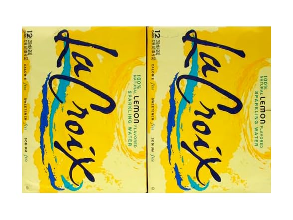 LaCroix Sparkling Water Lemon, 12oz, 12pk
