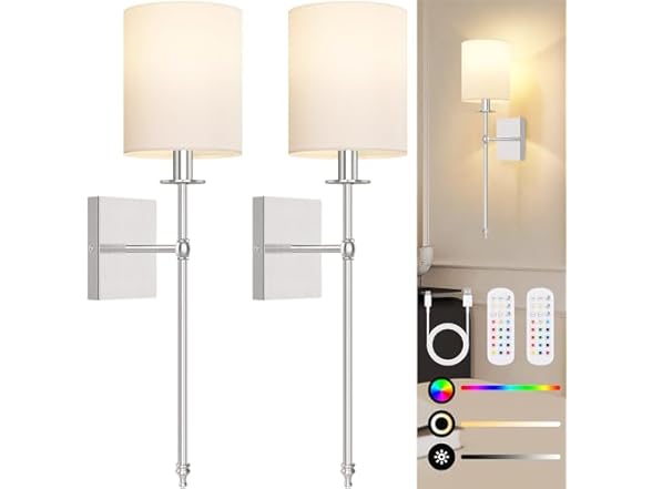 Brushed Nickel and White- 27"