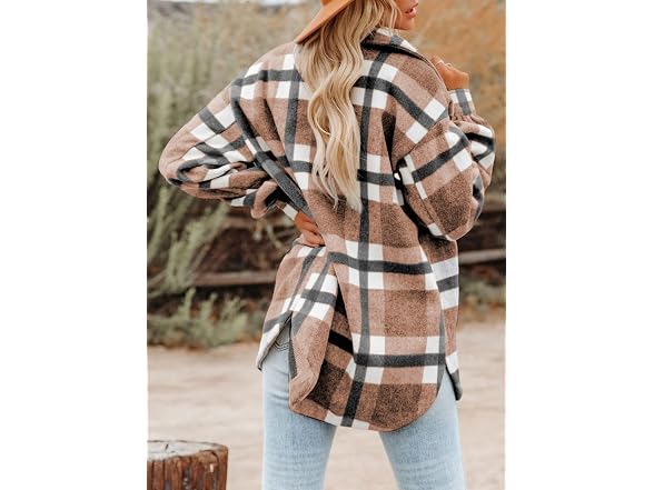 Dokotoo Women (S) Jackets Block Lapel V Neck Coats