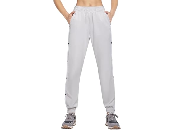 Xbtclxebco Women (S) Side Split Snap Button Pants