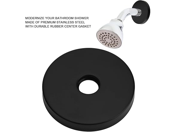 Tiiyee Shower Arm Flange, 3.5in Round