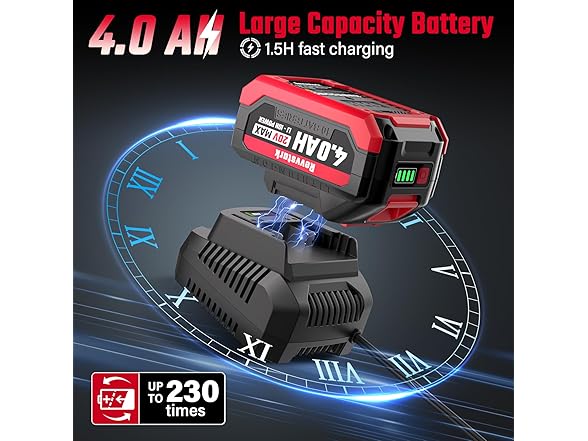 Revvstark Impact Wrench, Max Torque 400
