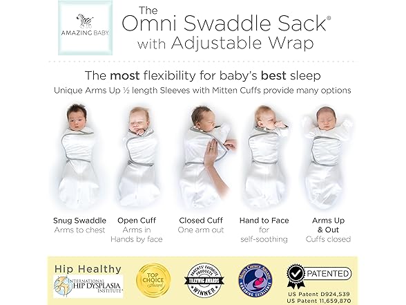 Amazing Baby Newborn Omni Swaddle Sack
