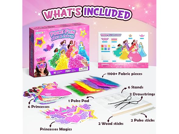 Poke Arts and Craft Kits for Girls