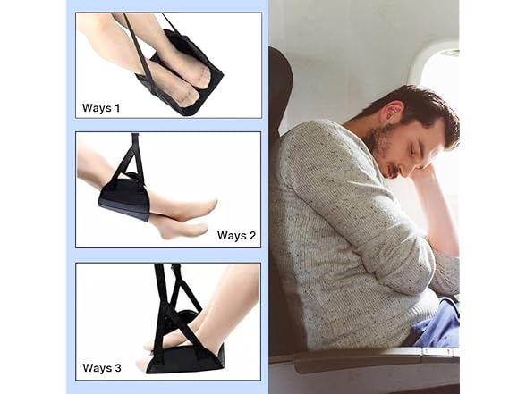 Airplane Foot Hammock for Plane Travel