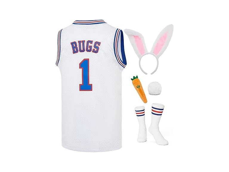 GUCILV Kids' (L) Bugs #1 Lola #10 Bunny Basketball