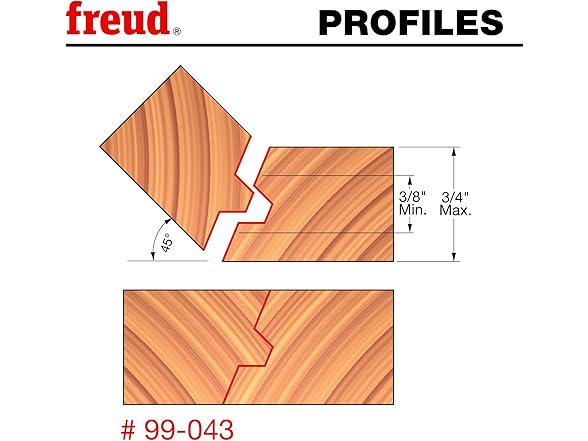 Freud 99-043 Router Bit Signmaking Set