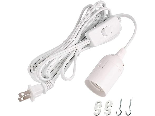 15ft Pendant Light Cord w/Switch