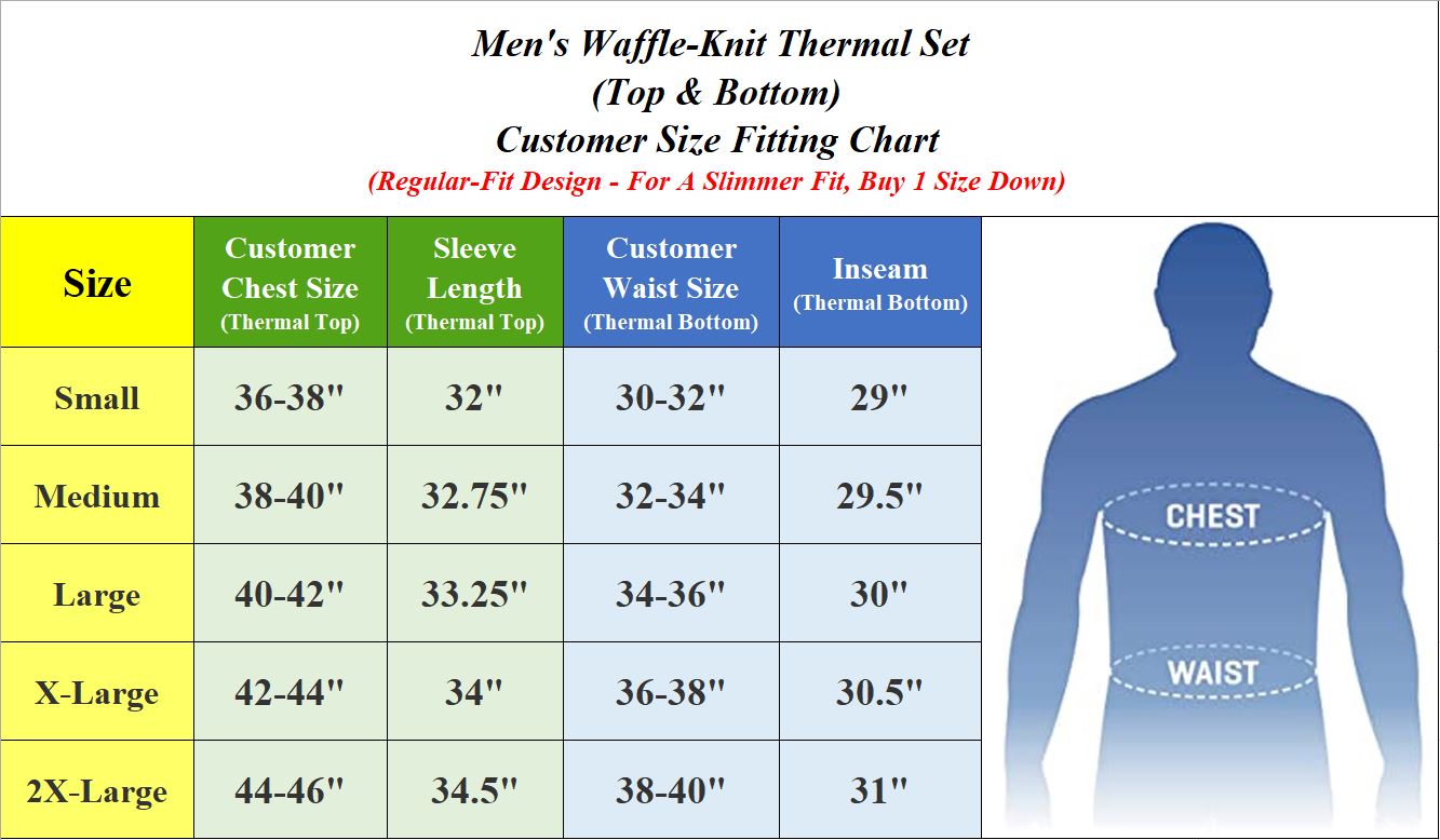 Mens Winter Thermal Top & Bottom Sets (S-3XL) - Gallery 18