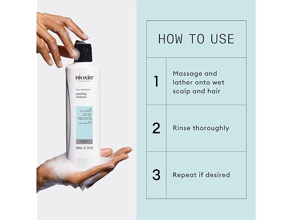 Nioxin Scalp Recovery Purifying Shampoo, 6.7 oz