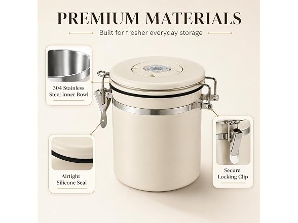 MEGAWISE EGAWISE Coffee Canister, 1.5L 