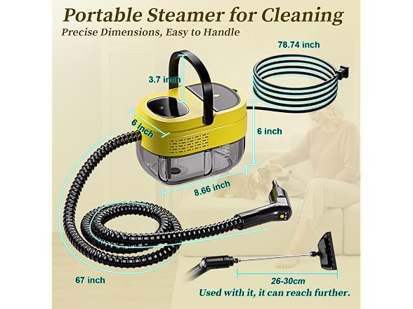 2500W Portable Steam Cleaner - Gallery 4