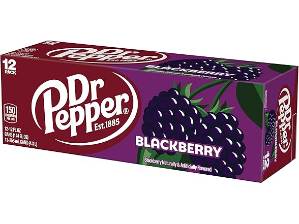 Dr. Pepper Blackberry 12oz 12pk
