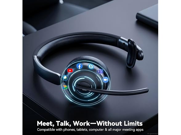 Waxop Wireless Bluetooth Headset 65H