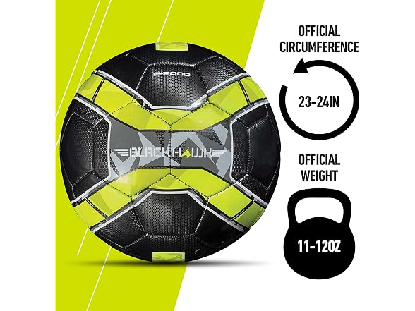 Franklin Sports 30103X Blackhawk Soccer Ball,