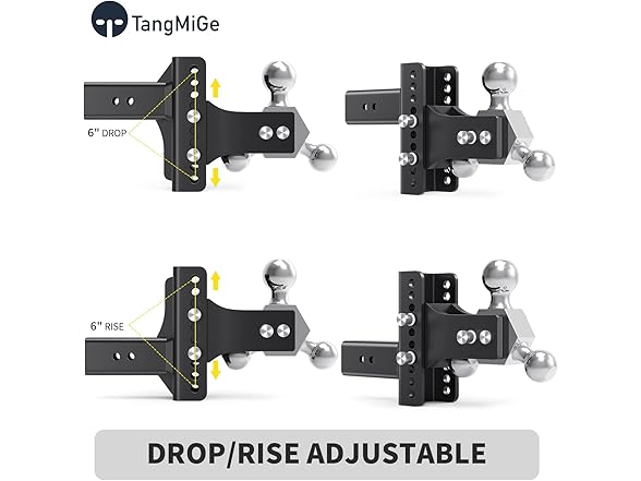 TangMiGe Adjustable Trailer Hitch Ball