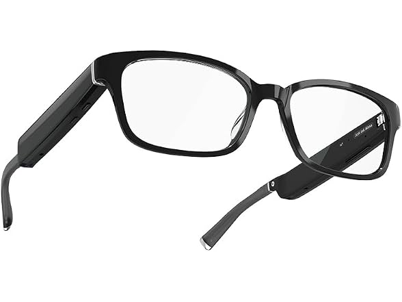 (NEW) Amazon Echo Frames Smart glasses with Alexa+ Early Access, Rectangle frames in Classic Black