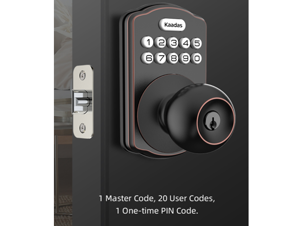 Kaadas KS03 Knob Lock with Keypad and Key