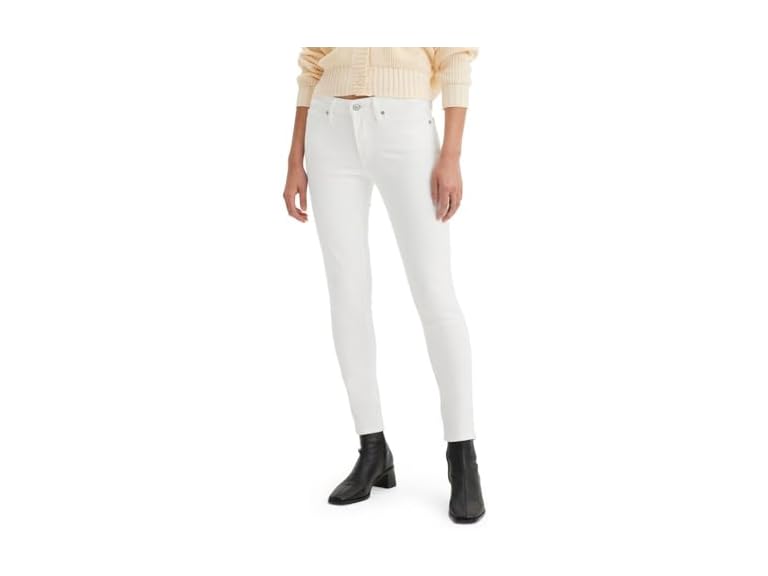 Levi's Women's 711 Skinny Jeans, Soft Clean White, 30 (US 10) Short