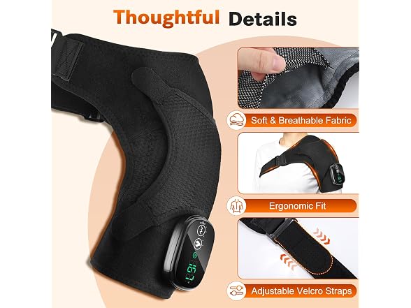 WoloyHeatie Cordless Shoulder Heat Wrap