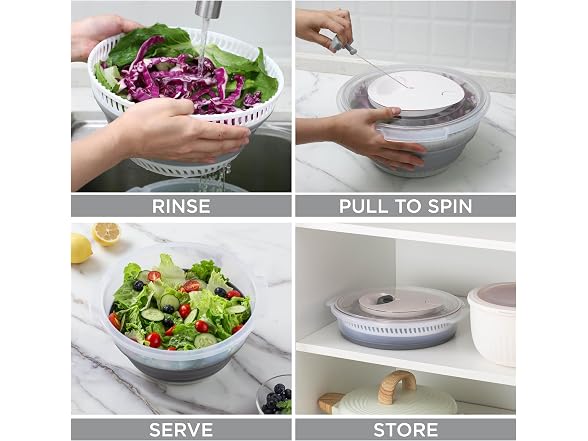 Collapsible Salad Spinner