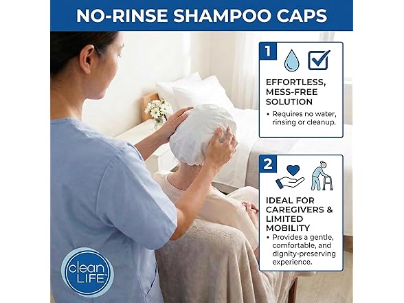 No-Rinse Shampoo Cap Disposable