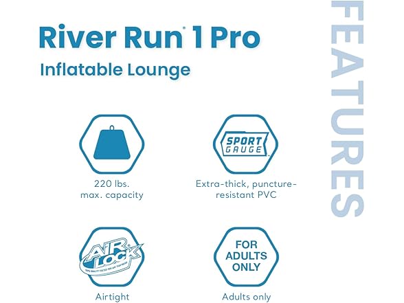 INTEX River Run 1 Pro Inflatable Lounge